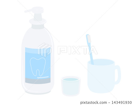 液體牙膏示意圖 液體牙膏示意圖 143491930