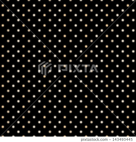 Gold and White Starburst Pattern 143493445