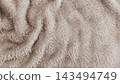 Fluffy fur blanket texture background 143494749
