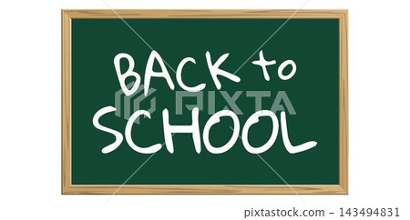 Green chalkboard with text Green chalkboard with text 143494831