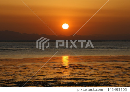 有明海日落 有明海日落 143495503