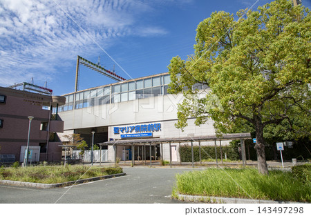 A view of St. Mary's Hospital Station on the Nishitetsu Omuta Line. A view of St. Mary's Hospital Station on the Nishitetsu Omuta Line. 143497298