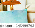 color of acrylic painted on canvas 143499798