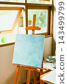color of acrylic painted on canvas 143499799