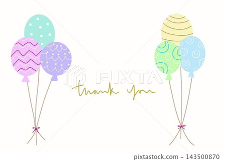 Simple Scandinavian-style Thank You card Simple Scandinavian-style Thank You card 143500870