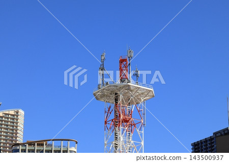 武藏小杉的通訊天線塔和高層建築 143500937