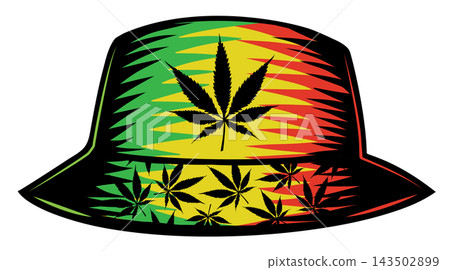 Jamaican rasta hat, Reggae style Jamaican rasta hat, Reggae style 143502899