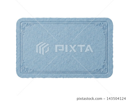 Vintage blue textured paper element Vintage blue textured paper element 143504124