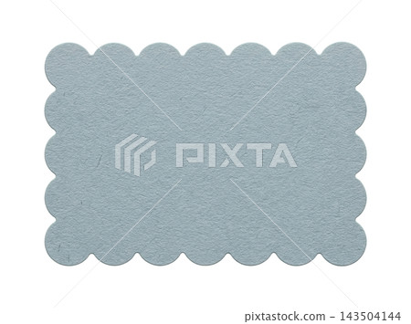 Neutral grey scalloped paper element Neutral grey scalloped paper element 143504144