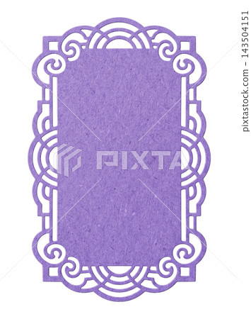 Purple vintage deco paper element Purple vintage deco paper element 143504151