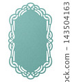 Isolated vintage deco paper element 143504163