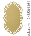 Elegant vintage deco paper element 143504164