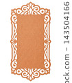 Floral classic deco paper element 143504166