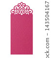 Elegant classic deco paper element 143504167