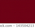 red and black square containing dot grid vector pattern 143504213