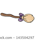 Broomstick in Halloween 143504297