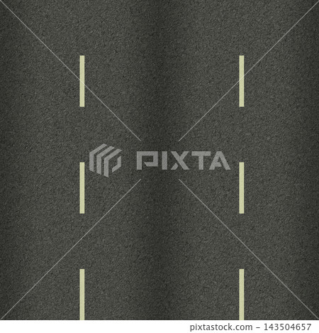 Asphalt Road with Yellow Line Seamless Texture Asphalt Road with Yellow Line Seamless Texture 143504657