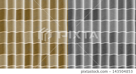 Flat Rectangular Roof Tiles Structural Stencil Mask Flat Rectangular Roof Tiles Structural Stencil Mask 143504853