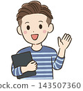 Everyday life and communication material for men in their 40s: Two-block haircut. Hi! 143507360