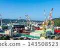 The shipyard townscape of Imabari City, Ehime Prefecture 143508523