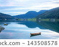 Water and boats near a quiet area in Norway during the day 143508578