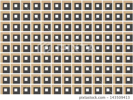 geometric square grid pattern in grey beige and white. geometric square grid pattern in grey beige and white. 143509413