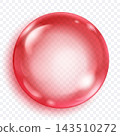 Shiny red bubble drop 143510272