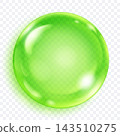 Glossy green bubble sphere. 143510275