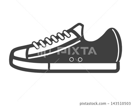 Simple sneaker illustration (icon) Simple sneaker illustration (icon) 143510503