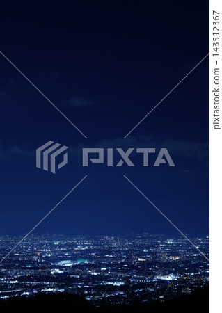 Osaka plain night view Osaka plain night view 143512367