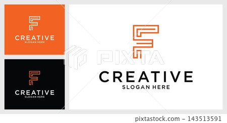 F initial letter logo design template vector F initial letter logo design template vector 143513591