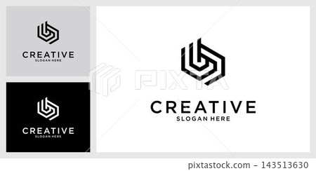 B or BB initial letter logo design vector B or BB initial letter logo design vector 143513630