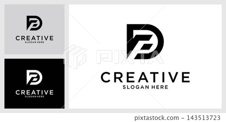 FD or DF initial letter logo design vector FD or DF initial letter logo design vector 143513723