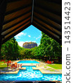 Sigiriya Rock as seen from the poolside (Hotel Sigiriya) Sigiriya Rock as seen from the poolside (Hotel Sigiriya) 143514423