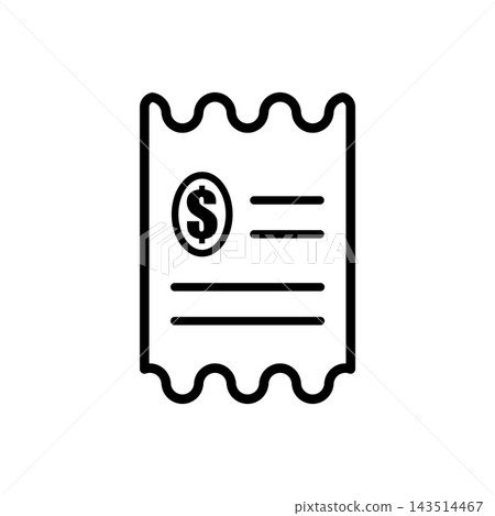 bill icon design vector template bill icon design vector template 143514467