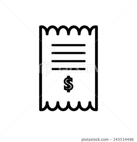 bill icon design vector template bill icon design vector template 143514486