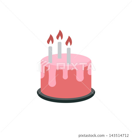 birth cake icon design vector template 143514712