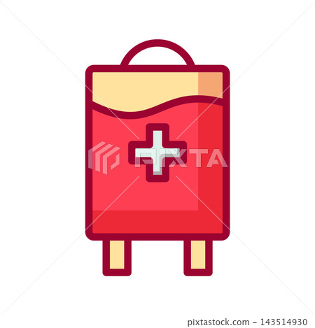 blood bag icon design vector template 143514930
