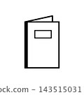 book icon design vector template 143515031