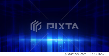 Futuristic abstract background featuring glowing neon light streaks and sparkling particles on dark gradient background. Futuristic abstract background featuring glowing neon light streaks and sparkling particles on dark gradient background. 143516529