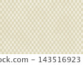 Off-white arrow feather pattern and Japanese paper background 143516923