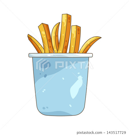 Illustration of french fries Illustration of french fries 143517729