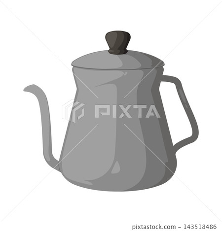 Illustration of Coffee Kettle Illustration of Coffee Kettle 143518486