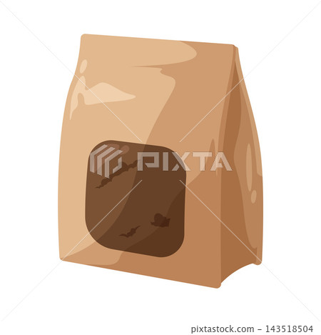 Illustration of Coffee Bag Illustration of Coffee Bag 143518504
