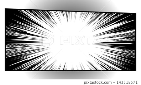 漫畫風格速度線框架 漫畫風格速度線框架 143518571
