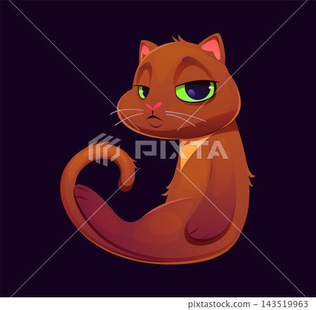 Cat letter J font of cartoon funny kitten typeface Cat letter J font of cartoon funny kitten typeface 143519963