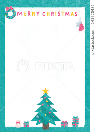 Cute Christmas card illustration (watercolor) Cute Christmas card illustration (watercolor) 143520485