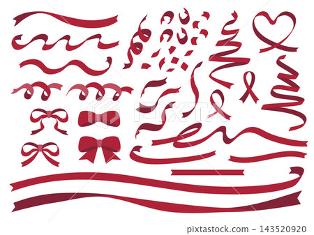 Various Ribbon Set (Red) 143520920