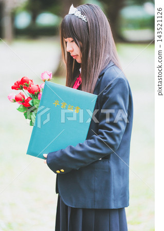 高中女生 畢業生 畢業 143521126