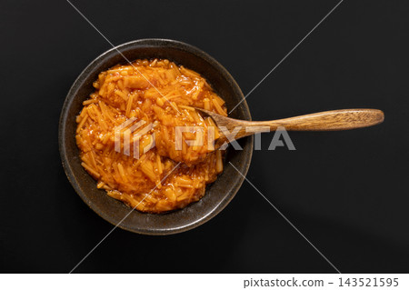 Mentaiko (spicy cod roe), Nameko mushrooms 143521595